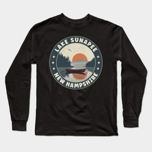 Lake Sunapee New Hampshire Sunset Long Sleeve T-Shirt